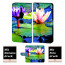 Sony XZ2 Premium Personalisierte Handy Hülle mit Lotosblumen Foto Druck