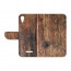 Wiko Lenny 4 Schutzhülle Handy Tasche Hülle Etui mit Holz + Foto + Text + Druck