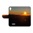 Wiko Lenny 4 Schutzhülle Handy Tasche mit Sonnenaufgang + Foto Druck