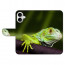 Personalisierte Backcover Tasche mit Fotodruck Eidechse für iPhone 16 Plus Etui