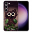 Personalisierte TPU für Samsung Galaxy S25 Plus Handy Hülle Fotodruck Kaffee Eule