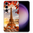 TPU Handy Schutzhülle für Samsung Galaxy S24 (5G) Bilddruck Eiffelturm TPU Case