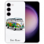 Silikon Schutzhülle TPU Handy Bilddruck Hippie Bus TPU Case für Samsung Galaxy S24 (5G)