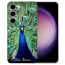 Silikon TPU Fotohülle Cover Case Bilddruck Pfau TPU für Samsung Galaxy S24 (5G) Cover
