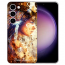 Silikon Backcover Schale mit Bilddruck Indianerin Porträt für Samsung Galaxy S25 Plus