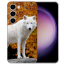 Handy Hülle TPU Personalisierte für Samsung Galaxy S25 Etui Fotodruck Polarwolf  