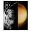 Personalisierte TPU Handy Tasche für Samsung Galaxy S25 Ultra Bilddruck Tiger Schwarz Weiß