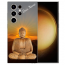 Silikon Schutzhülle Case mit Bilddruck Frieden Buddha für Samsung Galaxy S25 Ultra Etui