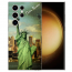 Schutzhülle Silikon Hülle TPU Case für Samsung Galaxy S24 Ultra Freiheitsstatue Bilddruck Etui 
