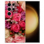 TPU Silikon Handyhülle für Samsung Galaxy S24 Ultra Etui Rosen Bilddruck Cover Case 