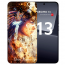 Silikon Cover mit Eigene Foto  für Xiaomi 13 (5G) Indianerin Porträt mit Namensdruck