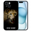 Backcover Hülle Silikon Etui Fotodruck Leopard für iPhone 15 Schale