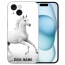 Schutzhülle Backcover Silikon Etui Fotodruck Pferd für iPhone 15 Schale