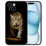 Silikon Schutzhülle Backcover Etui Fotodruck Leopard bei der Jagd für iPhone 15 Case