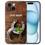 Handy Hülle Cover Case Etui Fotodruck Holzhufeisen für iPhone 15 Hülle