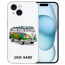 individuelle Handycover mit eigenes Foto Fotodruck Hippie Bus für iPhone 15 Hülle