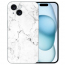 Silikon Hülle Etui Selbst Gestalten mit Fotodruck Marmoroptik für iPhone 15 Plus Hülle