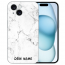 Silikon Hülle Etui Selbst Gestalten mit Fotodruck Marmoroptik für iPhone 15 Plus Hülle