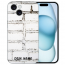Schutzhülle TPU Cover Case mit Fotodruck Weiße Mauer für iPhone 15 Plus Hülle