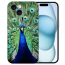 Schutzcover TPU Schutzhülle mit eigenes Fotodruck Pfau für iPhone 15 Back Cover