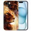 TPU Schutzhülle Cover Case mit Fotodruck Löwenkopf Porträt für iPhone 15 Plus Back 