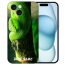 TPU Hülle Cover mit Fotodruck Grüne Schlange für iPhone 15 Plus Back Case