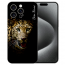 TPU Schutzhülle Handy Silikon Book für iPhone 16 Pro Max Fotodruck Leopard Cover Case 