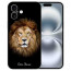 Individuelle Silikon Handy Hülle Cover Case Fotodruck für iPhone16 Plus Löwenkopf