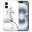 Schutzhülle TPU Flipcase Handy Schale für iPhone 16 Cover Case Pferd Bilddruck Back