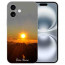 Individuelle TPU Handy Hülle Cover Case für iPhone 16 Sonnenaufgang Bilddruck Etui