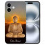 Handy Schale Schutzhülle TPU Cover Case Bilddruck Frieden Buddha für iPhone 16 Etui 