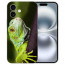 Silikon Schutzhülle Handy Schale für iPhone16 Eidechse Fotodruck Etui Cover Case