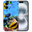 Silikon TPU Handy Hülle Cover Case Korallenfische Bilddruck für iPhone 16 Etui